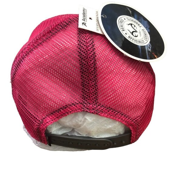 NWT Realtree Women's Truckers Hat Pink and Gray Mesh Snap Back Antler Logo New - Picture 5 of 8